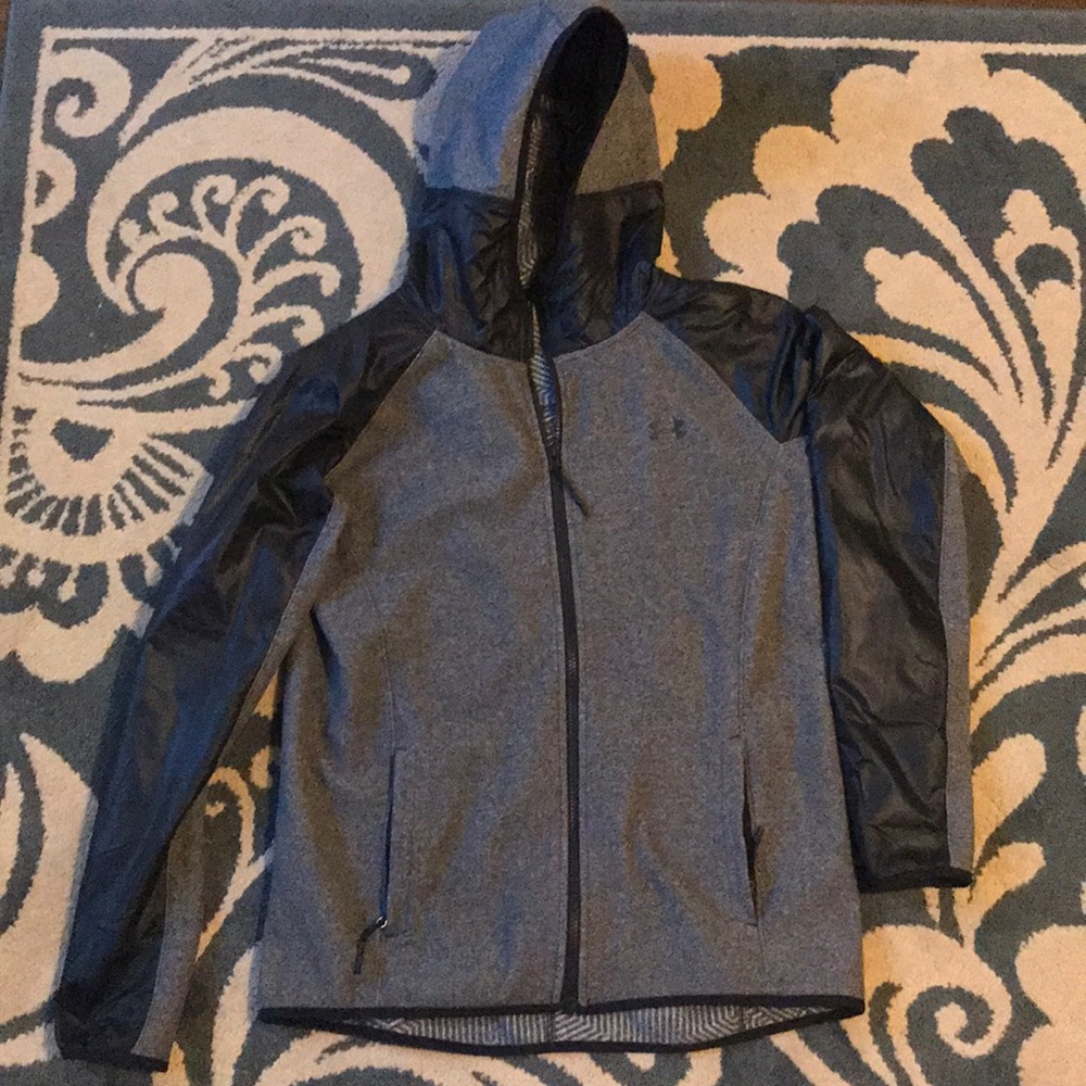 Women’s Under Armour gray and black jacket